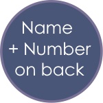 Name and Number On BACK of Shirt
